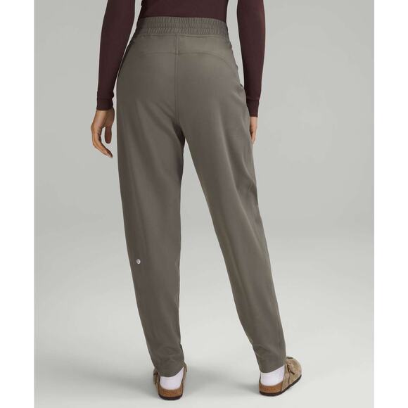 Lululemon Everlux High-Rise Zip-Leg Track Pant Size 6 Grey Sage Green Jogger - Picture 2 of 10